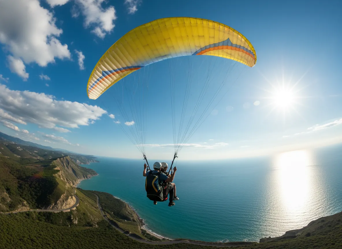 Полеты на параплане в Пересыпи